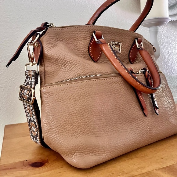 Dooney & Bourke Dillen 2 Pocket Leather Satchel - Picture 6 of 16